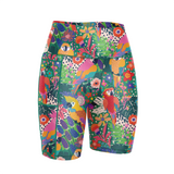 "Jungle jives" fitted shorts