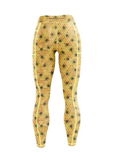 "Bee yourself" leggings