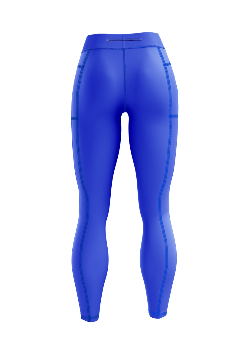 "Basic b*tch" blue leggings