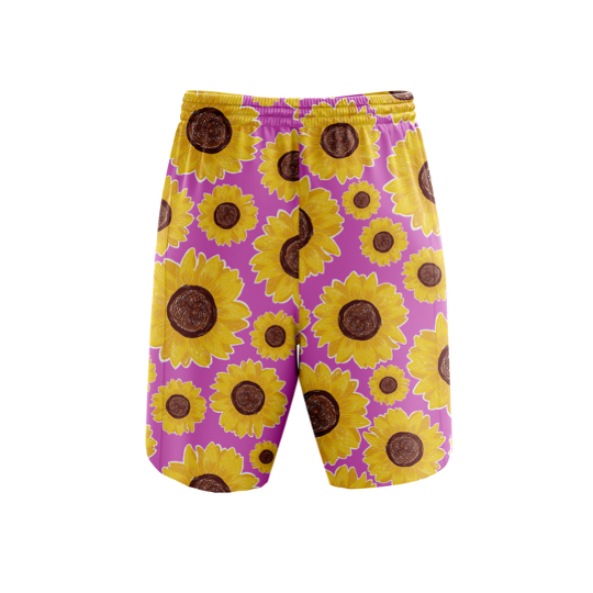"Chase the sun" fitness shorts (7")