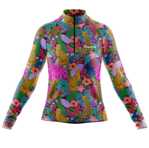 ''Cheetahs always win'' women's half-zip top