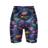 "Mighty dinos" fitted shorts