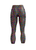 "Disco doodle" capri leggings