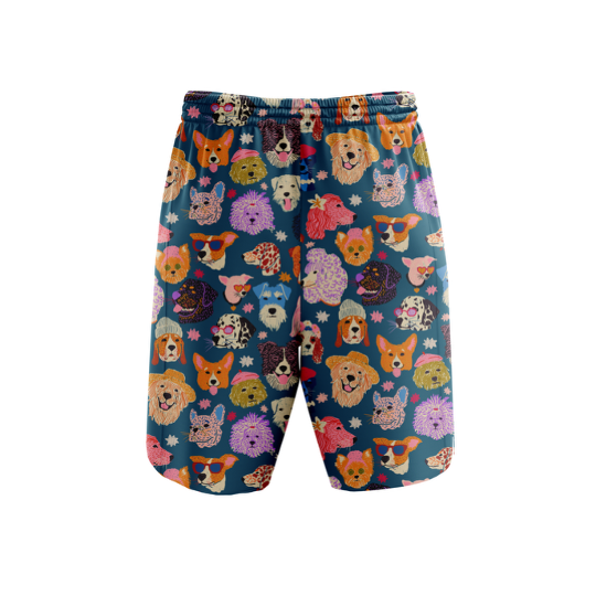 Who let the dogs out fitness shorts (7")