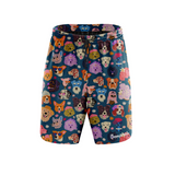 Who let the dogs out fitness shorts (7")