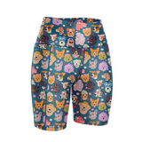 Who let the dogs out fitted shorts