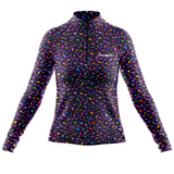 Get spotted Pop women's half-zip top