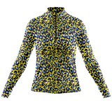 ''Get spotted'' spicy women's half-zip top