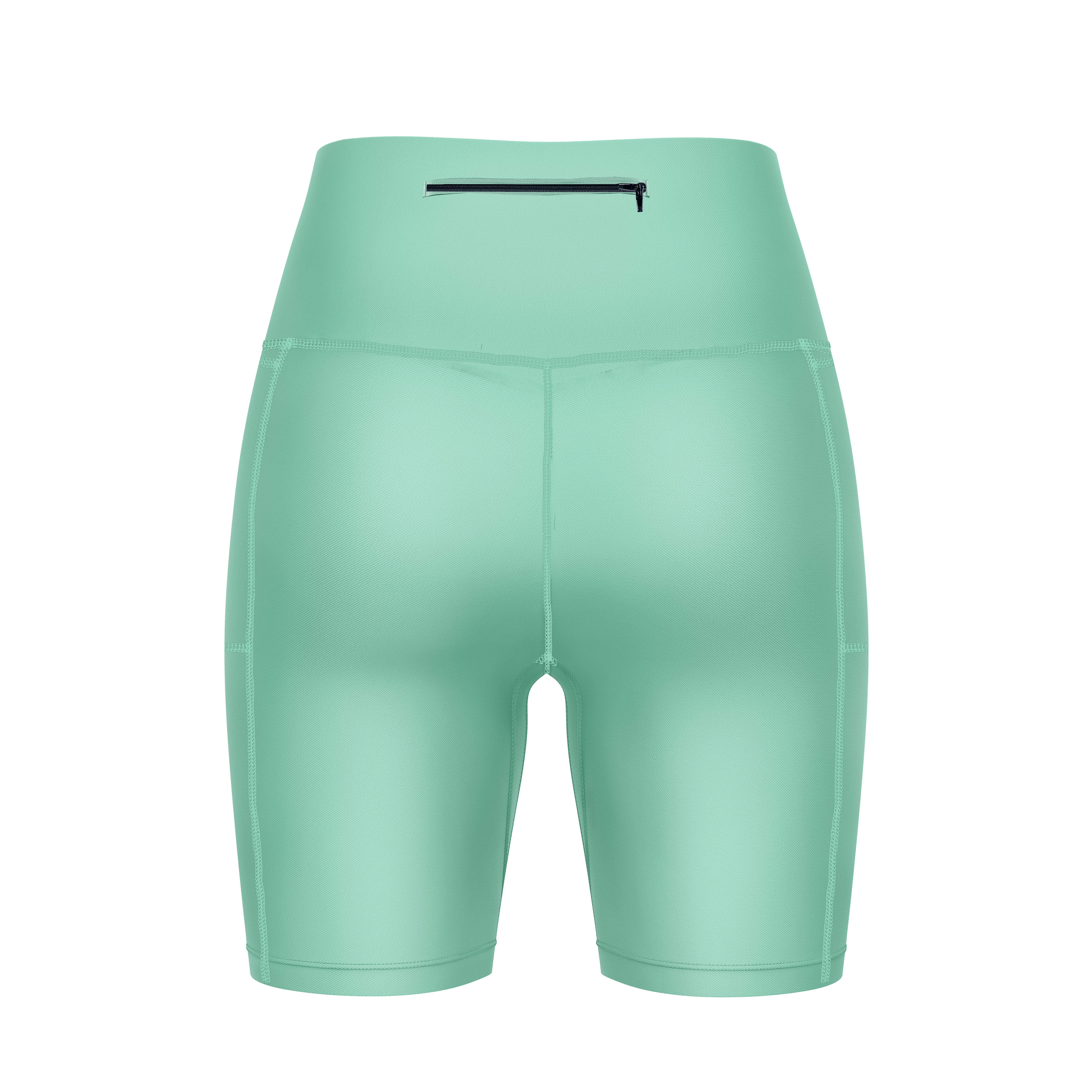 ''Basic b*tch'' minty fitted shorts