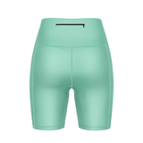 ''Basic b*tch'' minty fitted shorts