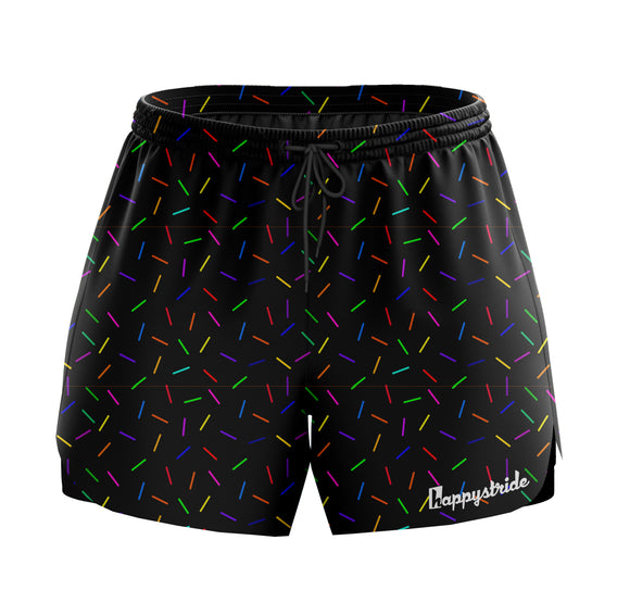 ''Sprinkle-of-joy'' black classic shorts