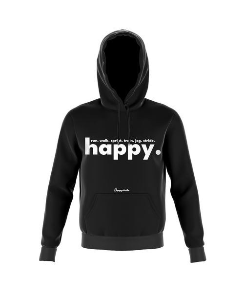 Happy hoodie Black