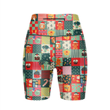 "Merry munchies'' fitted shorts
