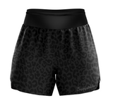 "Get spotted'' panther endurance shorts