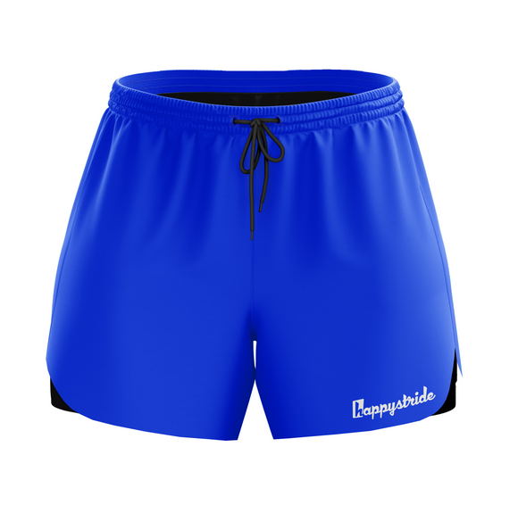 Basic b tch blue cool colourful fun bright running fitness unisex 2 in 1 shorts Happystride