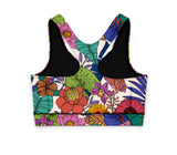 "I bring you flowers'' luxe crop top