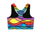 "Wiggle & wave'' luxe crop top