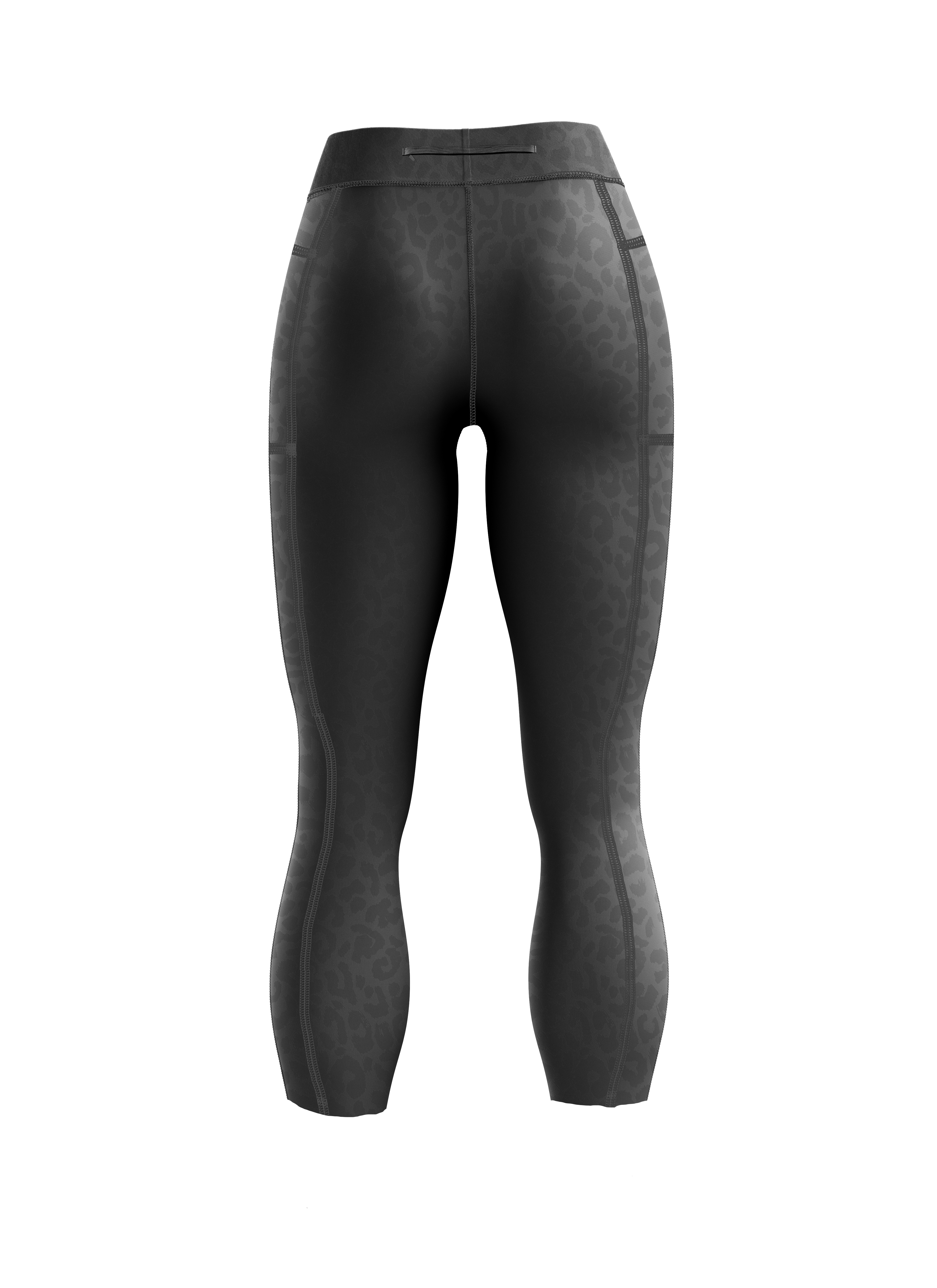 Get spotted panther capri leggings