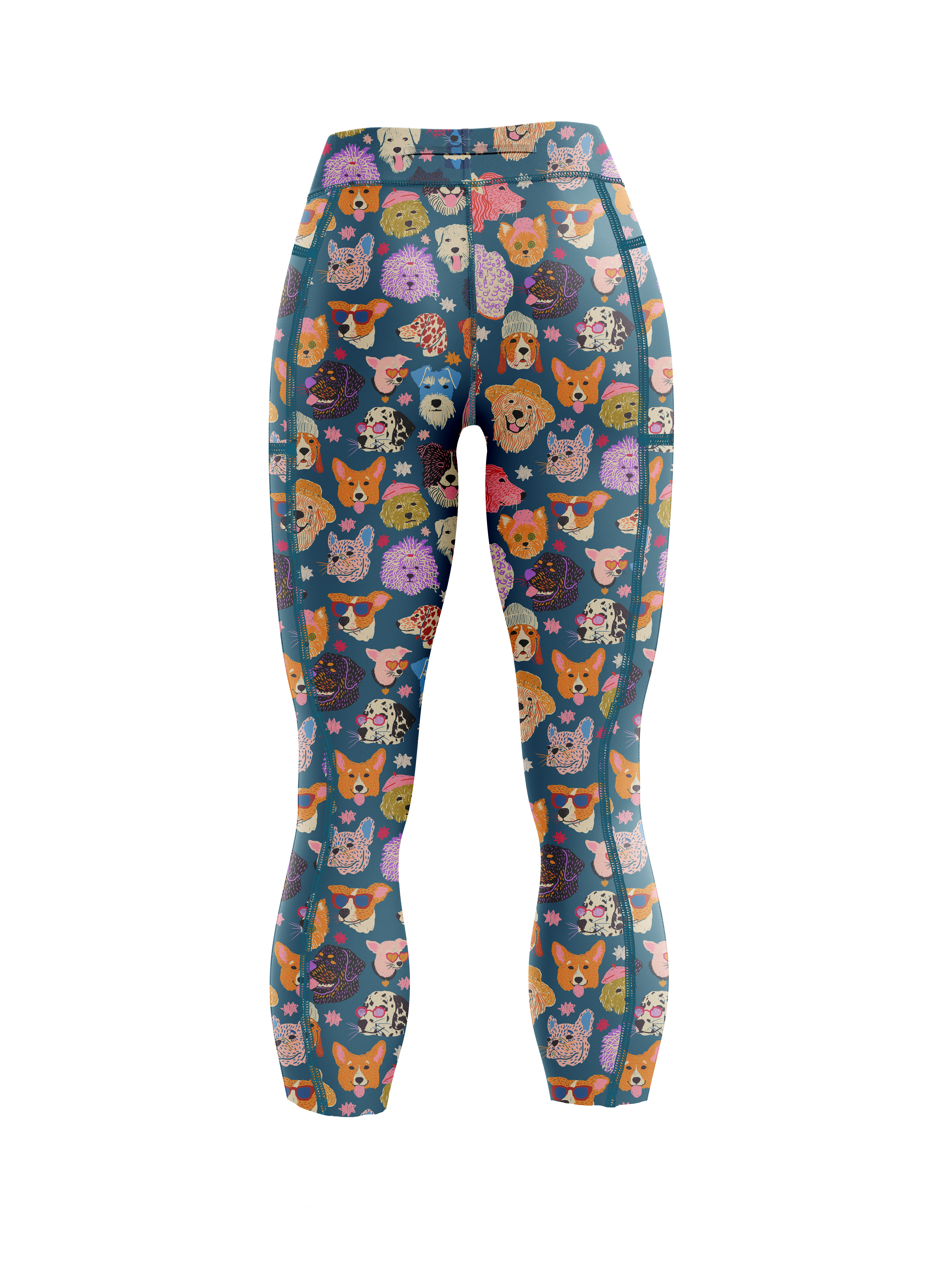 Who let the dogs out capri leggings