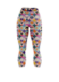"Cat lap" capri leggings