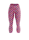 "Smartie hearties" capri leggings