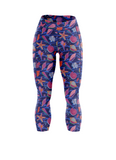 "Run the reef" capri leggings