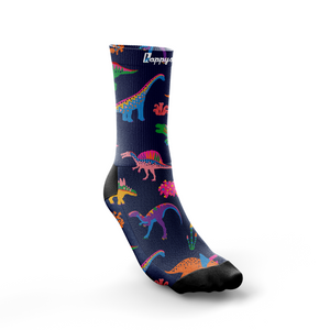 "Mighty dinos" crew socks