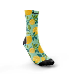 "Zest for life" crew socks