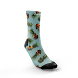 "Club tropicana" crew socks