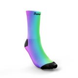 "Rainbow rush'' crew socks