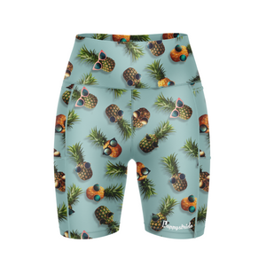 ''Club tropicana' fitted shorts