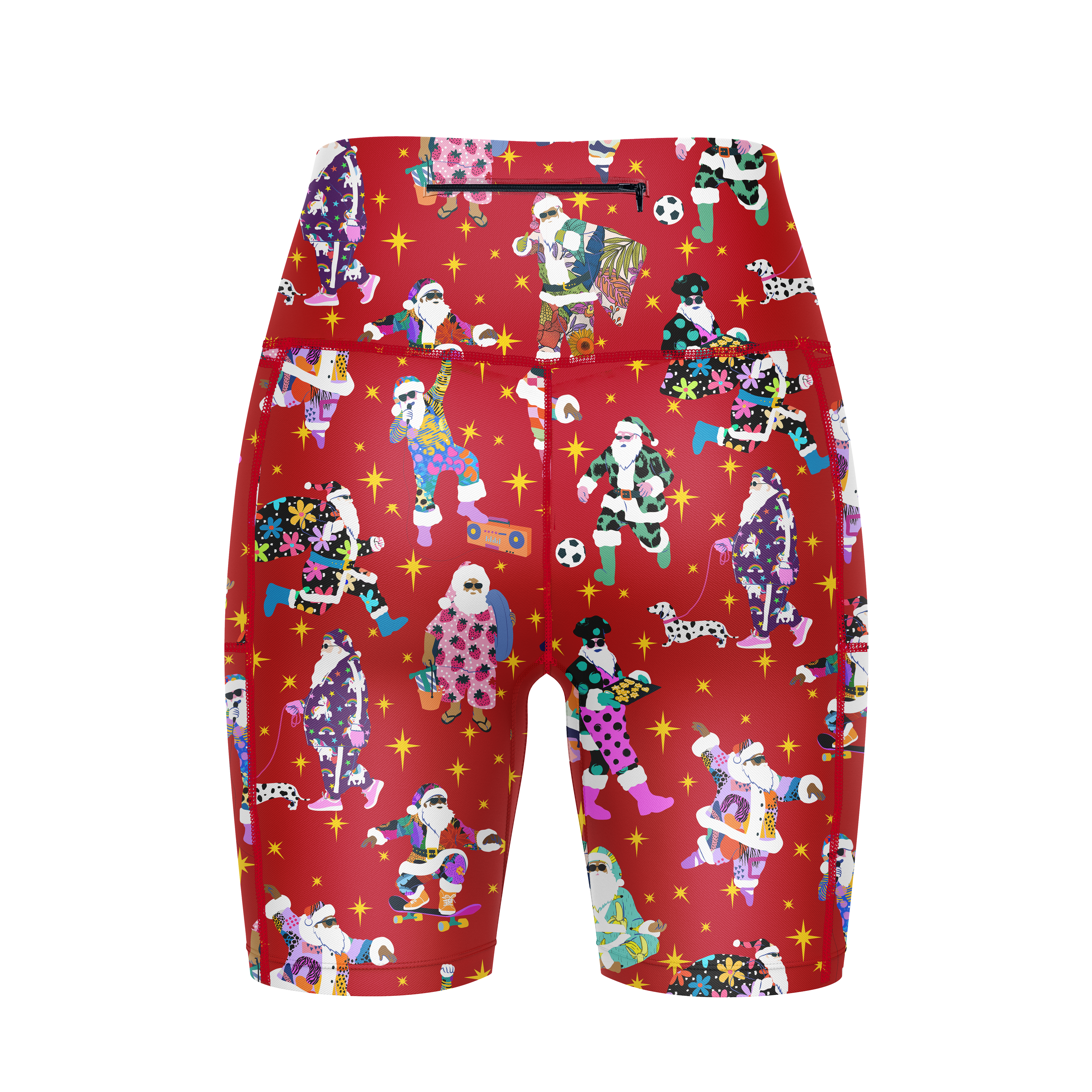 "Santa banter'' fitted shorts