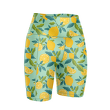 ''Zest for life'' fitted shorts