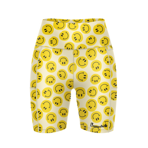 ''Smiley miley'' fitted shorts