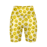 ''Smiley miley'' fitted shorts