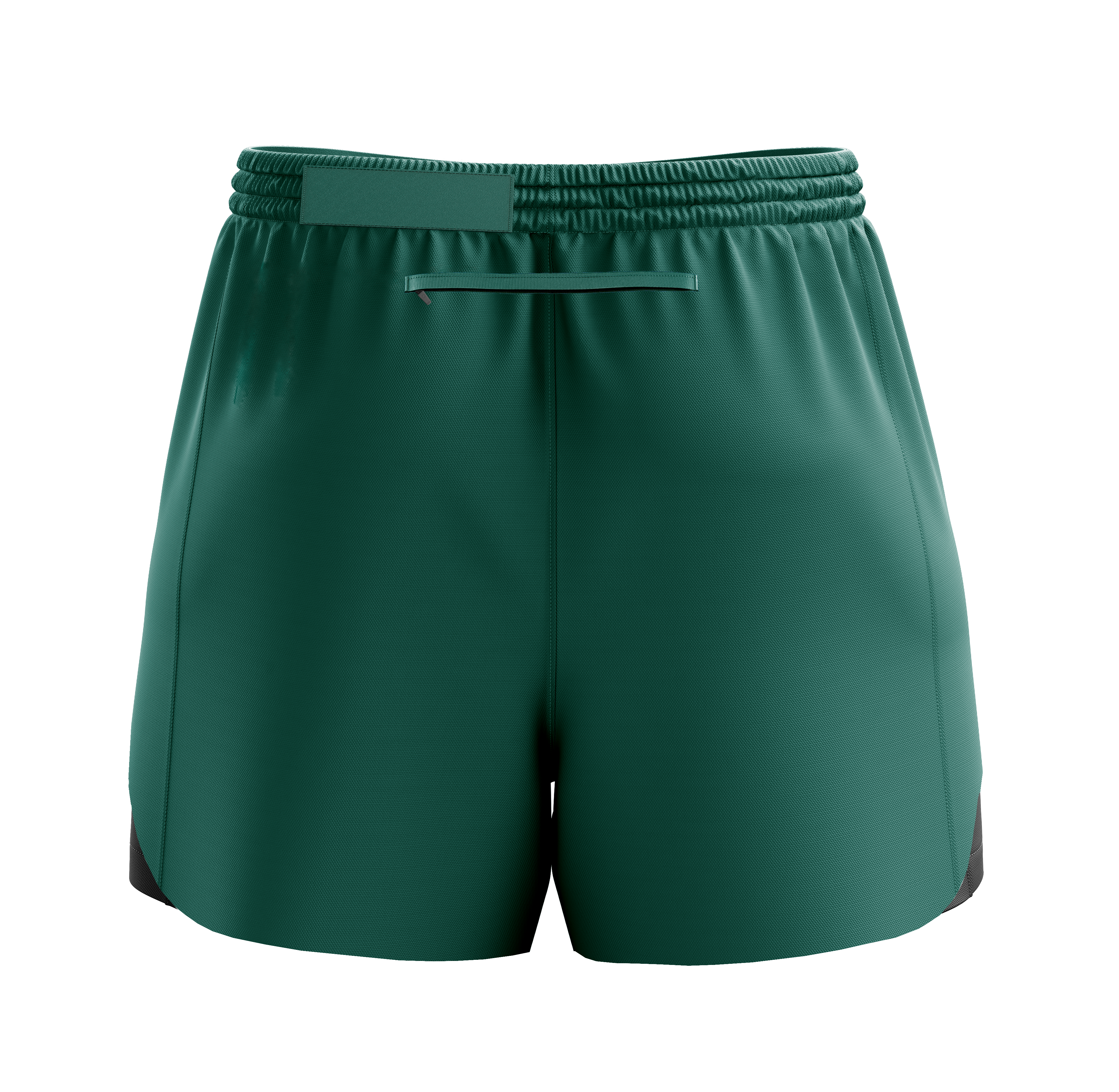 ''Basic b*tch'' forest green classic shorts
