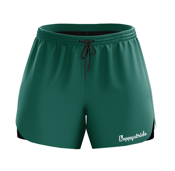 ''Basic b*tch'' forest green classic shorts