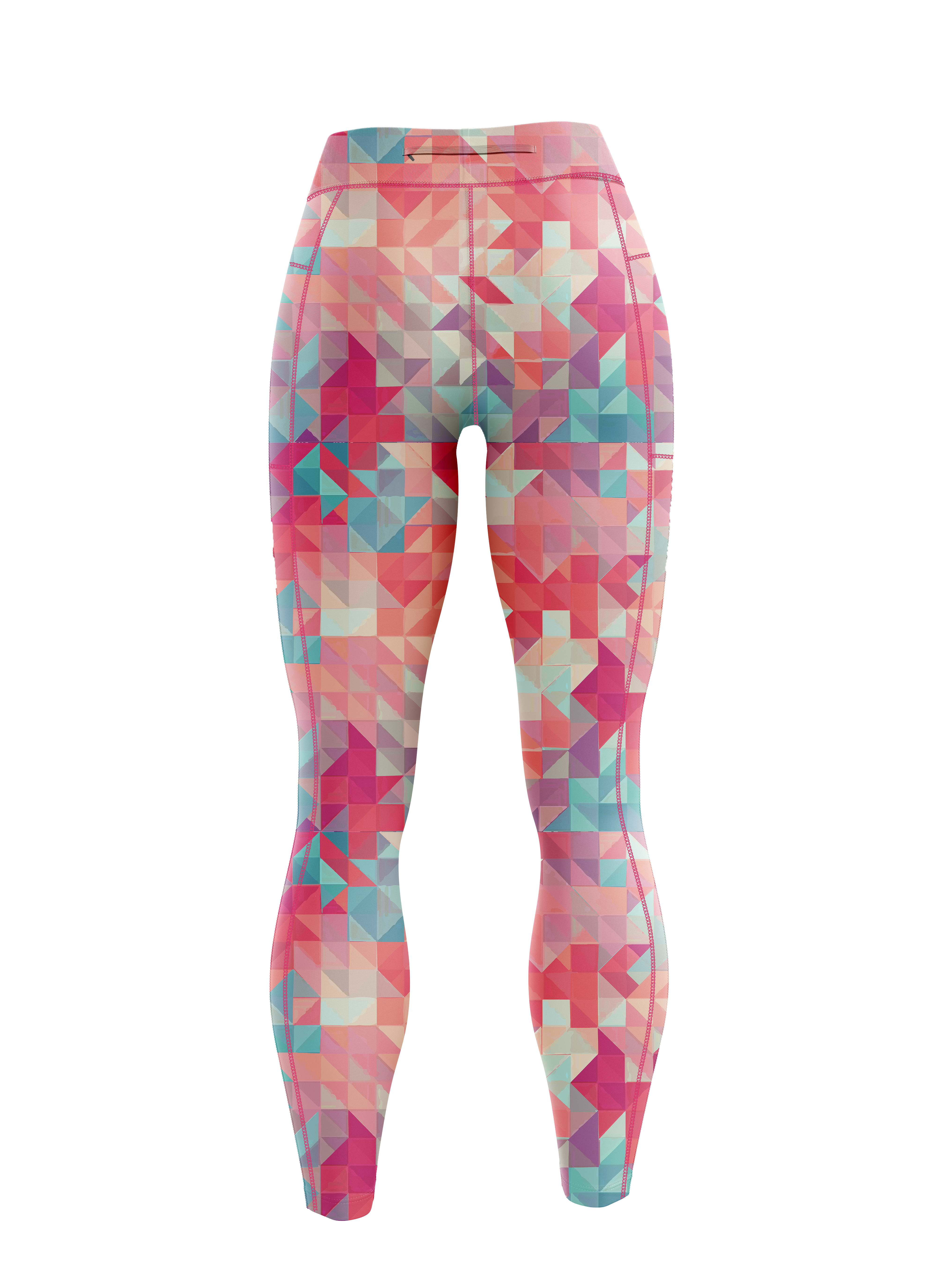''Hectic geometric'' leggings