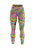 "Mr. Men Little Miss Nonsense Land" leggings