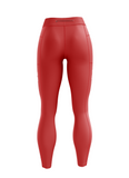 ''Basic b*tch'' red leggings