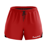 ''Basic b*tch'' red classic shorts