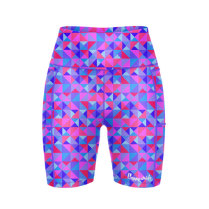 ''Hexy geomexy'' fitted shorts