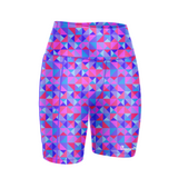 ''Hexy geomexy'' fitted shorts