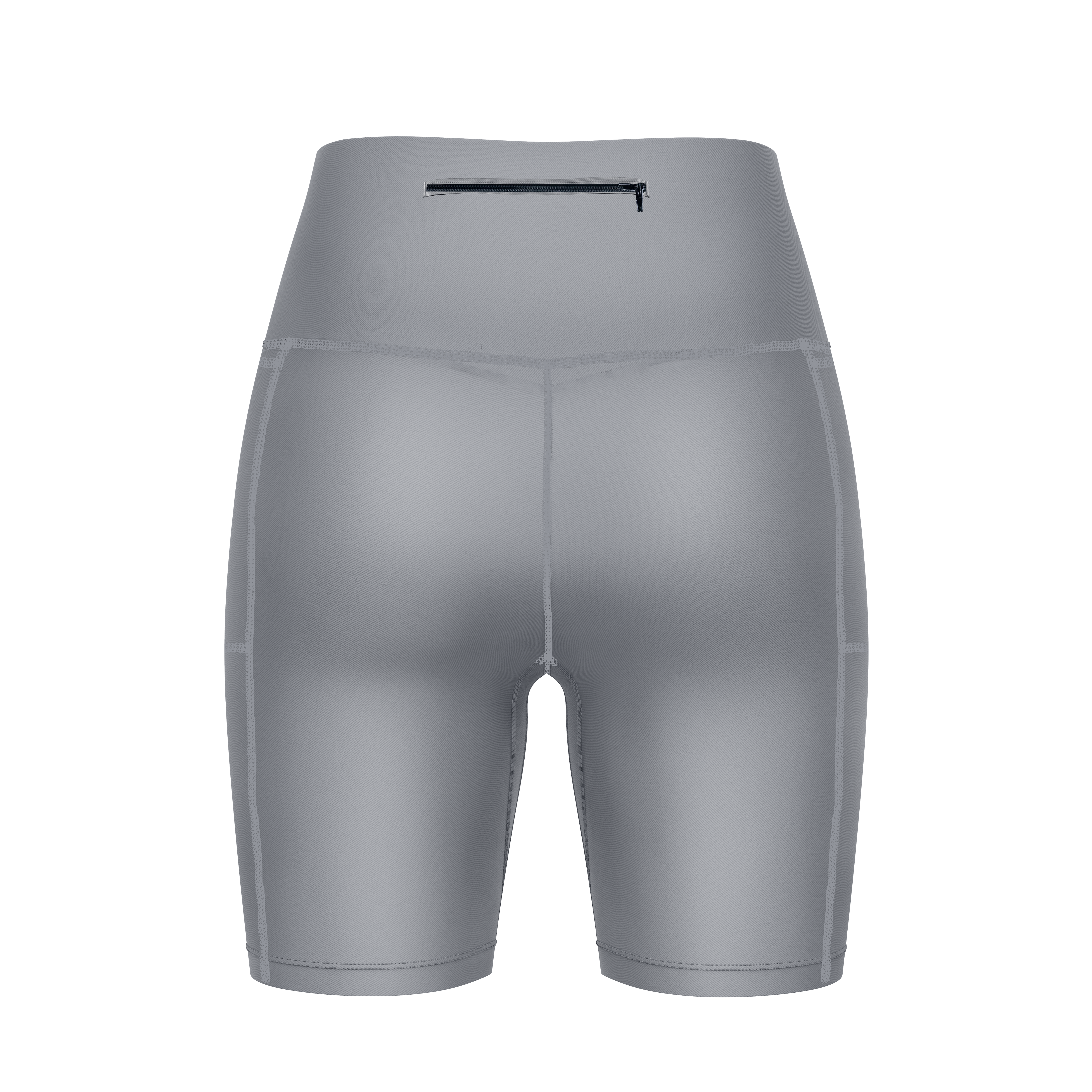 ''Basic b*tch'' grey fitted shorts