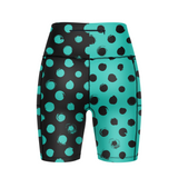 ''Breath of fresh air'' green fitted shorts