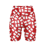 "It's running home'' fitted shorts
