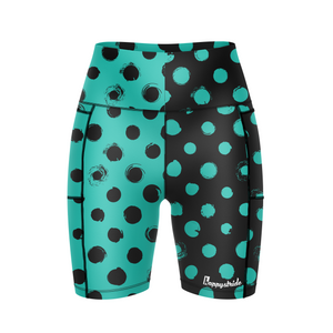 ''Breath of fresh air'' green fitted shorts