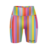 "Chasing Rainbows' fitted shorts