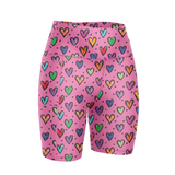 "Smartie Hearties' fitted shorts