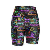 ''Glow & go'' fitted shorts